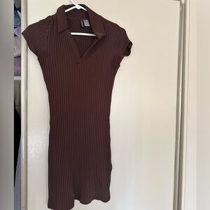H&M brown dress